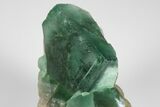 Green, Fluorescent, Cubic Fluorite Crystals - Madagascar #183889-2